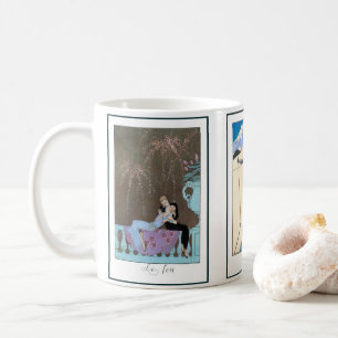 Mug 3 différents Art Déco Vintage par George Barbier
