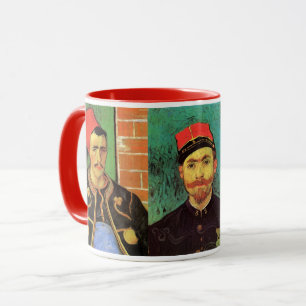 Mug 3 différents van Gogh Vintage Zouave Portraits
