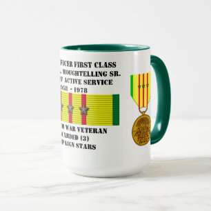 MUG 3 ÉTOILES GUERRE DU VIETNAM