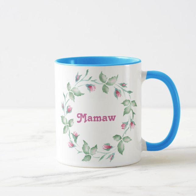 Mug 3 floraux Mamaw (Droite)