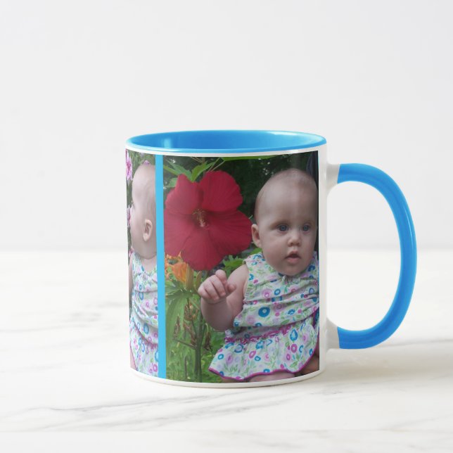 Mug 3 grandes photos Sky Blue Arrière - plan Télécharg (Droite)