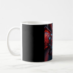 Mug 3 humanoïdes noirs à visage de cafard avec les yeu