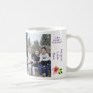 Mug 3 Meilleurs Amis Comme Soeurs Personnalisent Les N