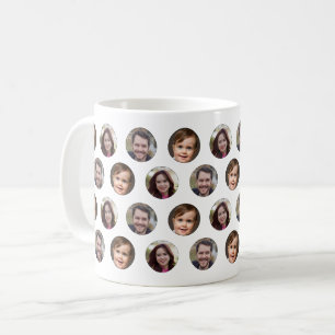 Mug 3 Membres de la famille Photo Collage