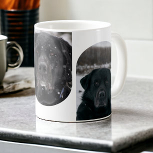 Mug 3 modèle de collage photo personnalisé