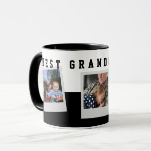 Mug 3 Photo Collage Meilleur Grand-Père Jamais Personn
