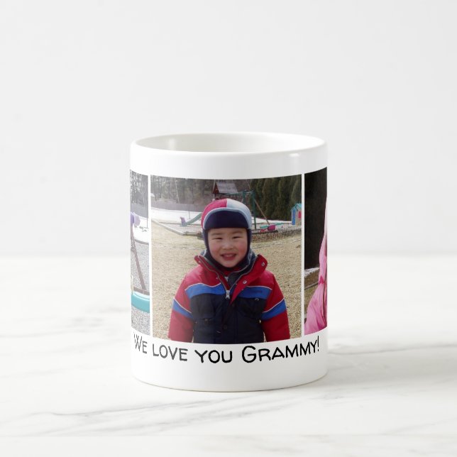 Mug 3 Photo Nous t'aimons Grammy (Centre)
