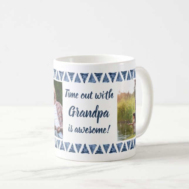 Mug 3 photos et typographie faite sur commande - (Devant droit)