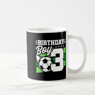Mug 3 Year Old Soccer Football Party 3rd Birthday Boy 
