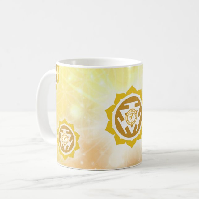 Mug 3d Chakra Plexus solaire (Devant gauche)