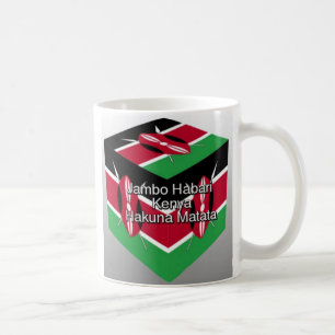 Mug 3D Rendez-le kenyan "Jambo Habari Hakuna Matata" N