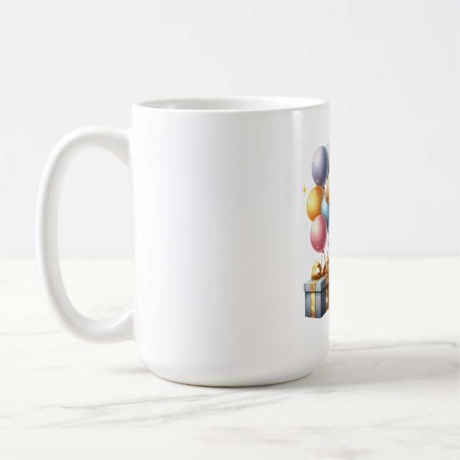 Mug 3ème anniversaire en or (Gauche)