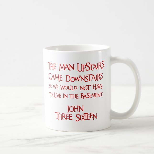 Mug 3h16 de John, rouge (Droite)