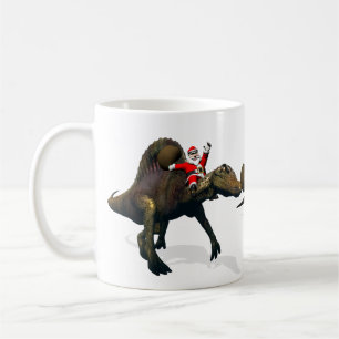 Mug 3x Le Père Noël Se Rend Sur Les Dinosaures