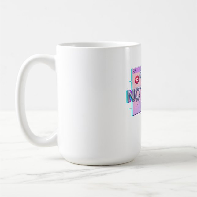 Mug 404 Introuvable Her Y2K Glitch Drôle Séparation Cé (Gauche)