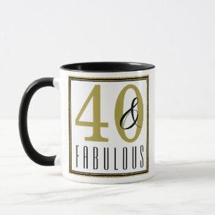 Mug 40 & Fabuleux anniversaire