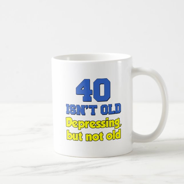 Mug 40 L'ancien n'est pas juste déprimant la musique (Droite)