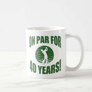 Mug 40e anniversaire de Golfer