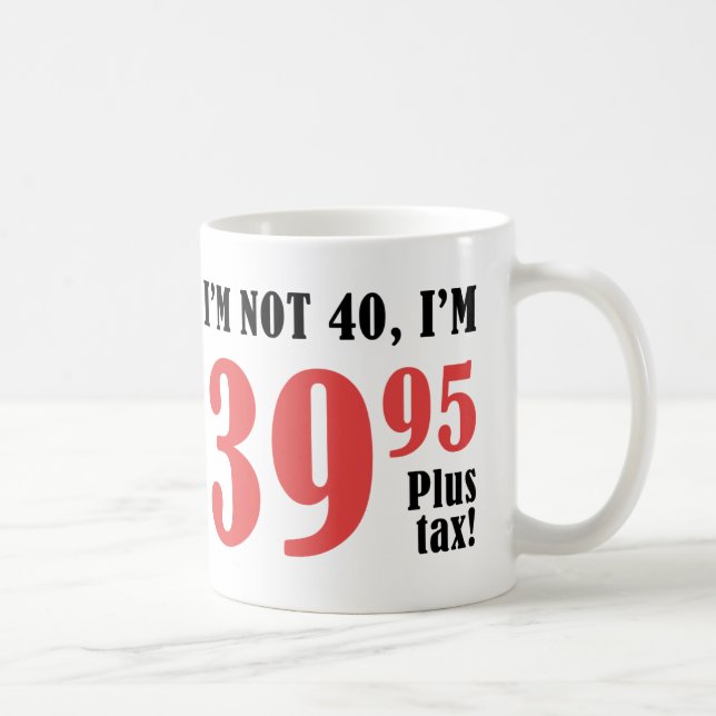 Mug 40e anniversaire plus taxe (Droite)