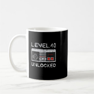 Mug 40e cadeau d'anniversaire pour lui niveau 40 déver