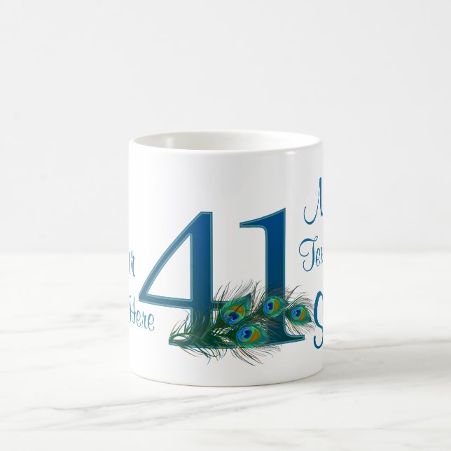Mug # 41 - quarante-et-unième anniversaire de mariage (Centre)