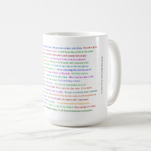 Mug 43 Drôle Pièce de conversation pour les expression