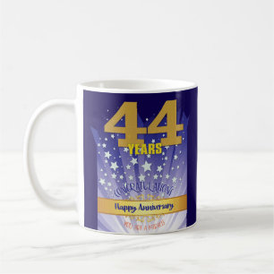 Mug 44e anniversaire de rétablissement personnalisé ch