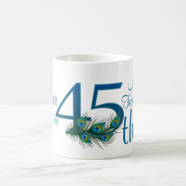 Mug # 45 - quarante-cinquième anniversaire de mariage (Centre)