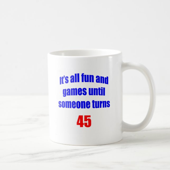 Mug 45 quelqu'un tourne 45 (Droite)