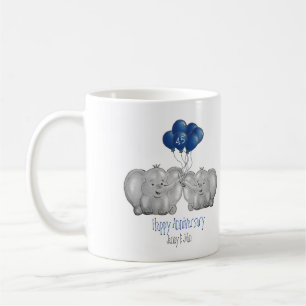 Mug 45e anniversaire du mariage Sapphire cadeau d'élép