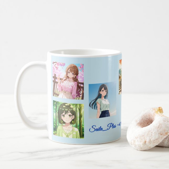 Mug 47_Plus – Anime Character Series (Avec donut)