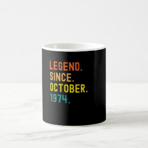 Mug 47e anniversaire Cadeau 47 ans légende depuis