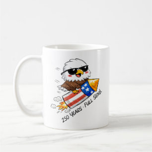 Mug 4 juillet, 250 ans Aigle sur pétard