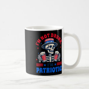 Mug 4 juillet American Drinking Je ne suis pas ivre Je