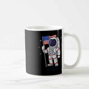 Mug 4 juillet astronaute USA American Flag Fun Patrio