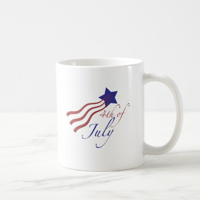 Mug 4 juillet bannière étoilée (Droite)