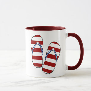 Mug 4 juillet bascules électroniques patriotiques de