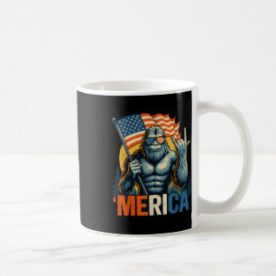 Mug 4 juillet Bigfoot Merica Rock États-Unis