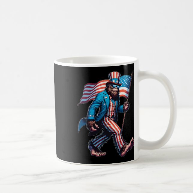 Mug 4 juillet Bigfoot Sasquatch (Droite)