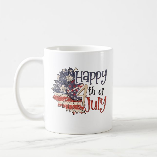 Mug 4 juillet café (Gauche)
