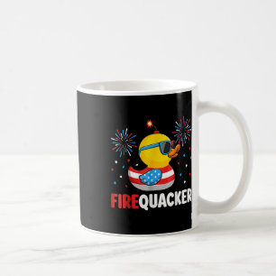 Mug 4 juillet Canard Firequacker Patriotique Quatrième