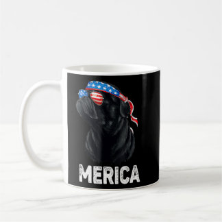 Mug 4 juillet Chien Maman Chien Papa Merica Usa Drapea