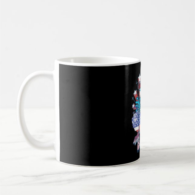 Mug 4 juillet de requin bruh (Gauche)