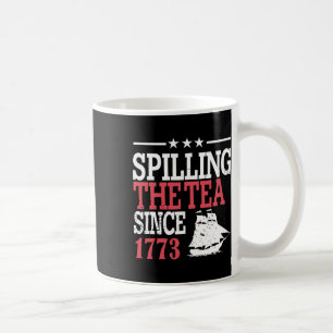 Mug 4 juillet Déverser Le Thé Depuis 1773