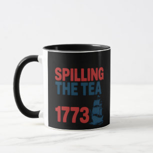 Mug 4 juillet Drôle De Déverser Le Thé Depuis 1773 Qua
