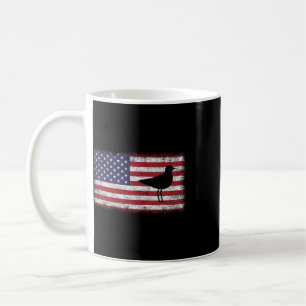 Mug 4 juillet drôle de patriotique Pluvier neigeux ois