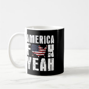 Mug 4 juillet drôle - l'Amérique ouais 