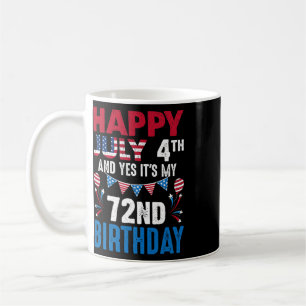 Mug 4 juillet et oui c'est mon 72ème anniversaire Amér
