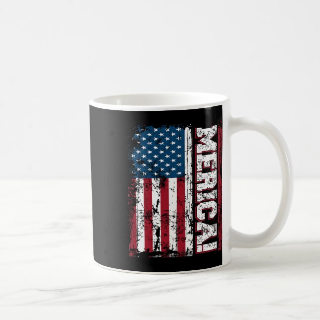 Mug 4 juillet Fête de l'Indépendance Patriote du drape (Droite)