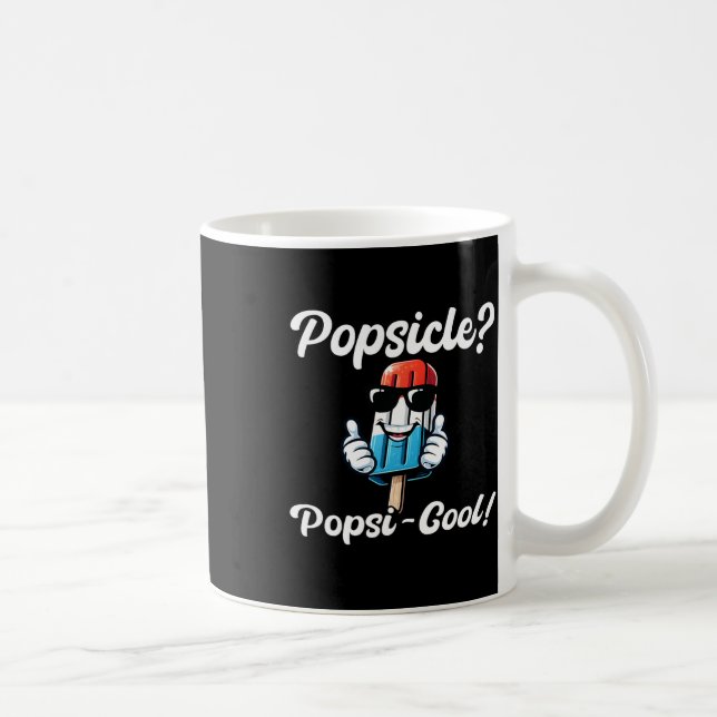 Mug 4 juillet Fun Glace Cream Américain Drapeau Patrio (Droite)